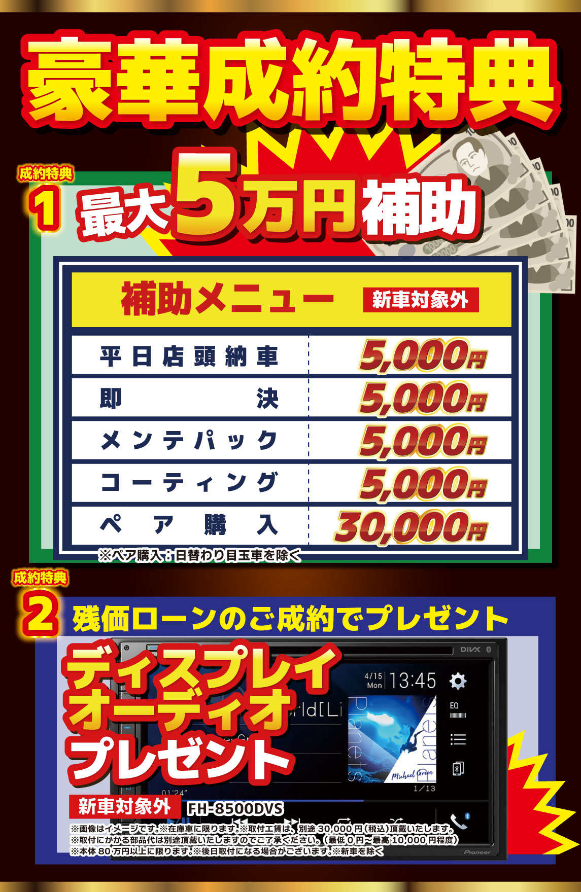 成約プレゼント