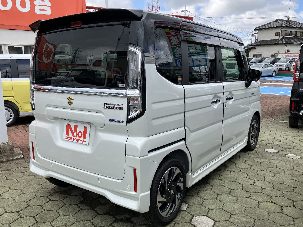 スズキ　スペーシアカスタム　HYBRID XS　9ナビ・全方位　3枚目
