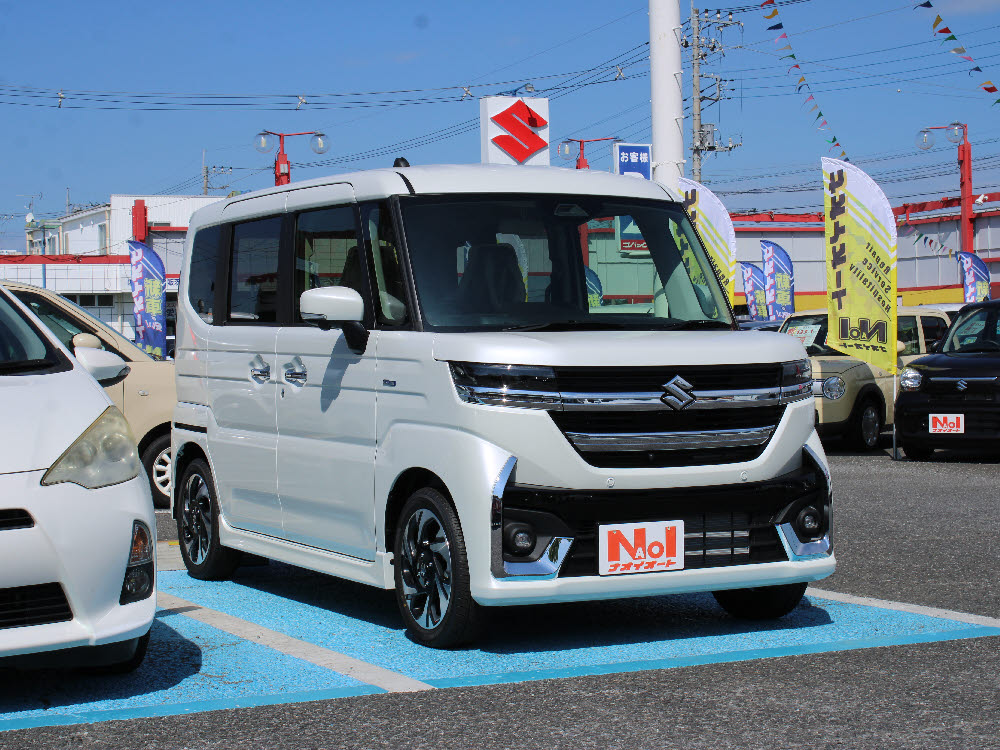 スズキ　スペーシアカスタム HYBRID XS ナビ付2枚目