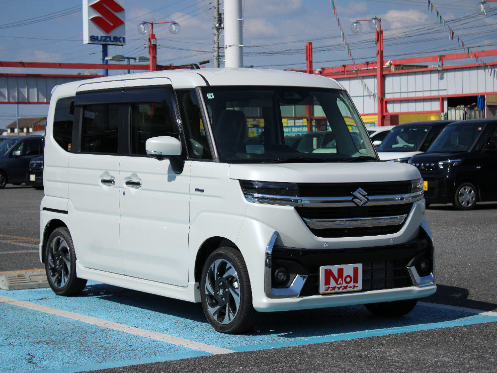 スズキ スペーシアカスタム HYBRID XSターボ全方位ナヒ2枚目
