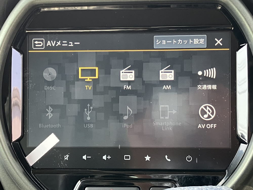 スズキ　ハスラー タフワイルド 2WD 全方位ナビ付11枚目