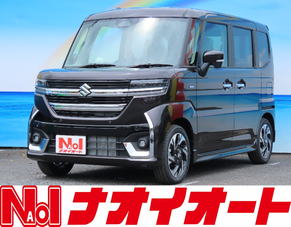 スペーシアカスタム　HV　XS　ナビ付