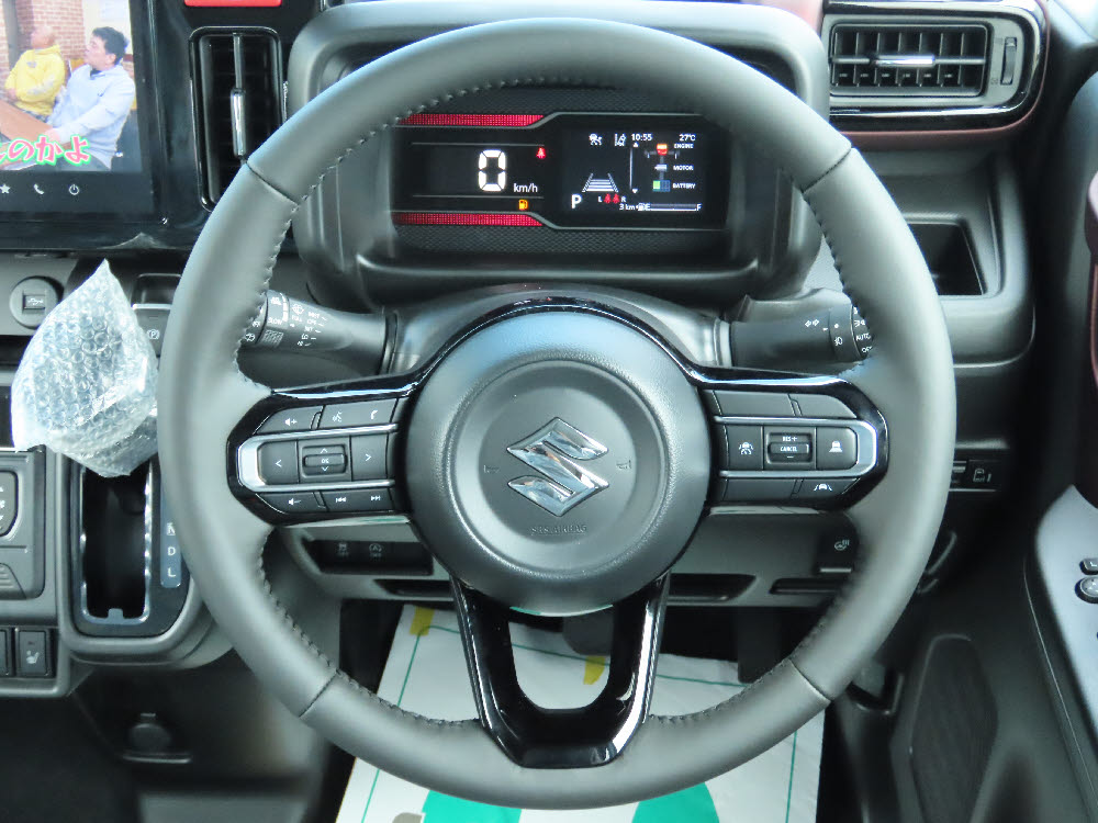 スズキ　スペーシアカスタム　HV　XS　ナビ付14枚目