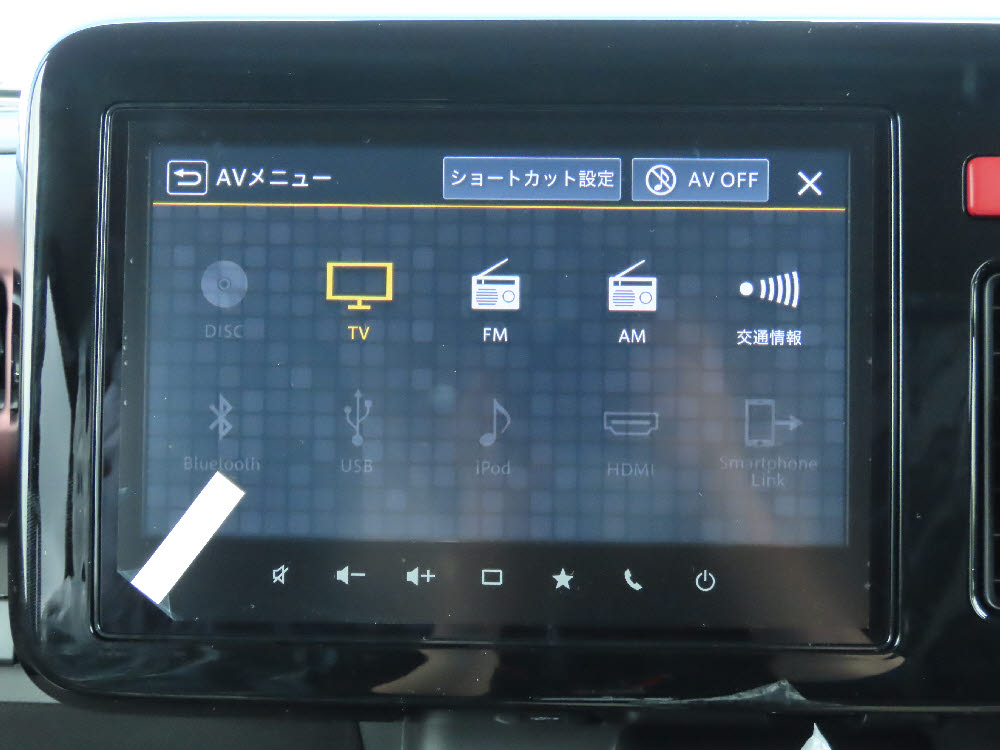 スズキ　スペーシアカスタム　HV　XS　ナビ付17枚目