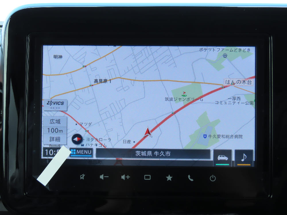 スズキ　スペーシアカスタム　HV　XS　ナビ付18枚目