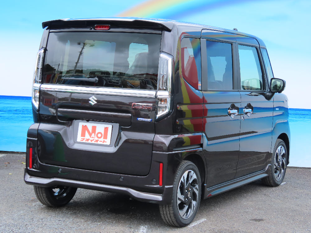 スズキ　スペーシアカスタム　HV　XS　ナビ付4枚目