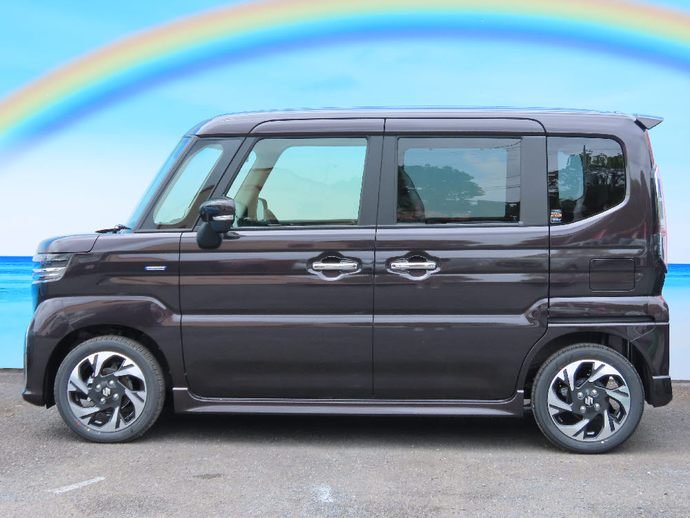 スズキ　スペーシアカスタム　HV　XS　ナビ付7枚目