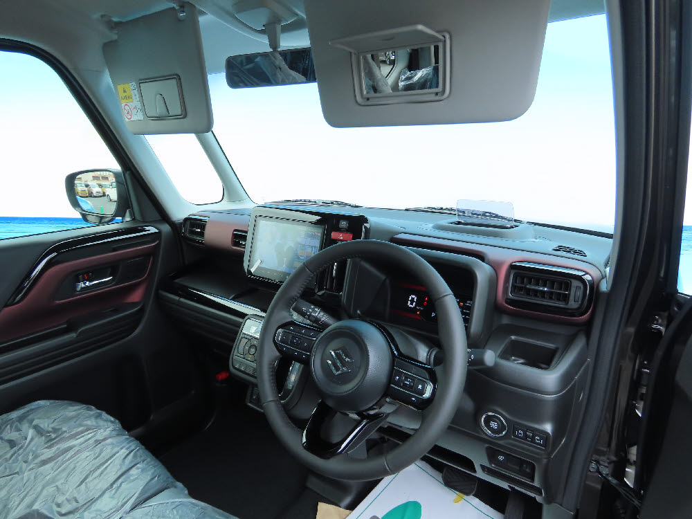 スズキ　スペーシアカスタム　HV　XS　ナビ付8枚目