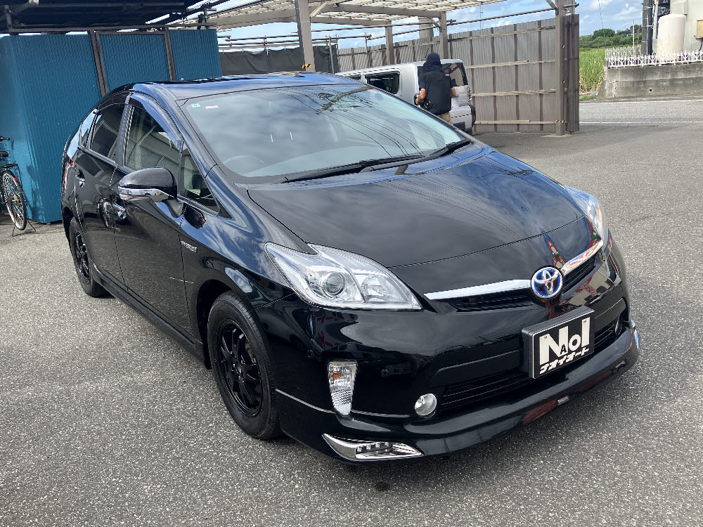 トヨタ プリウス S 純正7インチナビ モデリスタエアロ2枚目