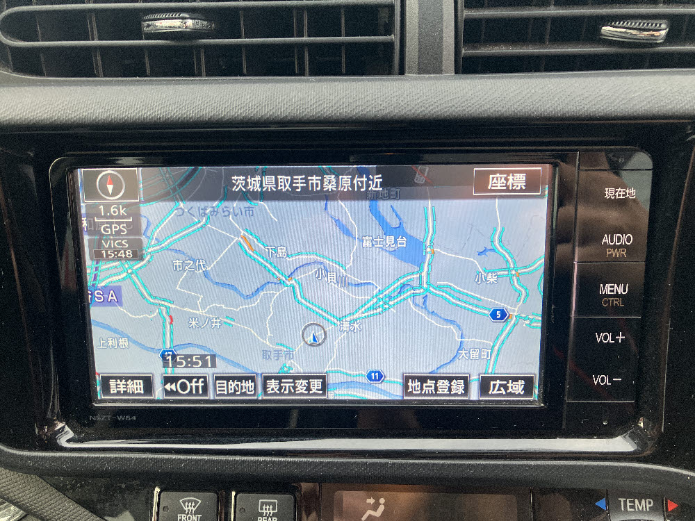 トヨタ アクア G G’s 純正7インチナビ14枚目