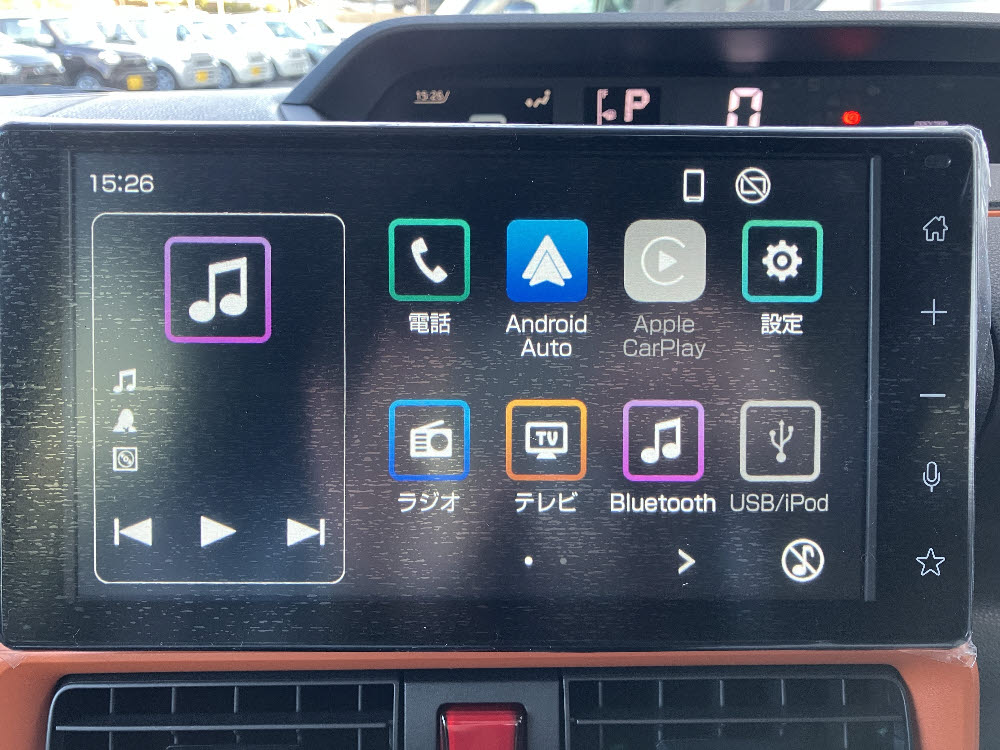 ダイハツ　タントファンクロス　9インチDO付16枚目