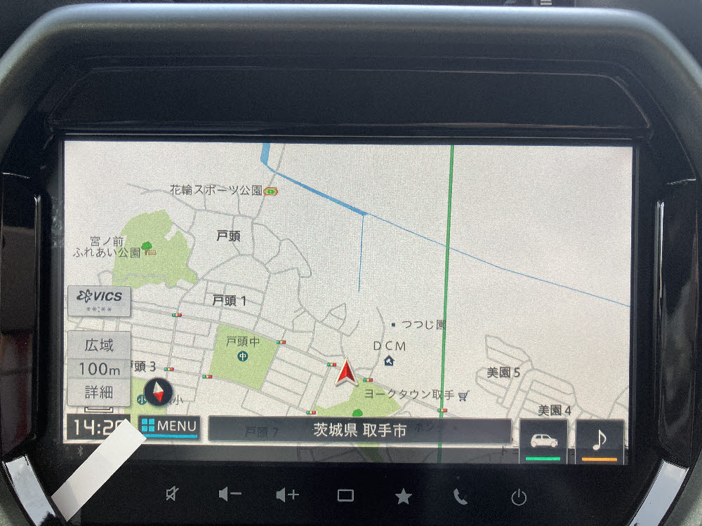 スズキ　ハスラー　タフワイルド ナビ付17枚目