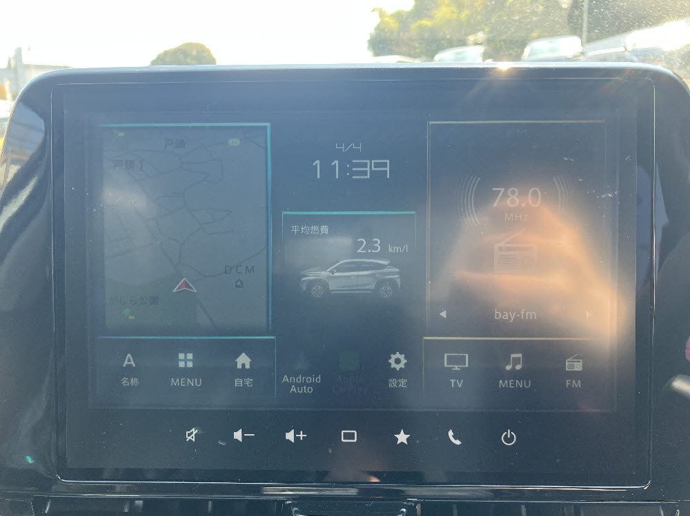 スズキ　フロンクス　9インチナビ付19枚目