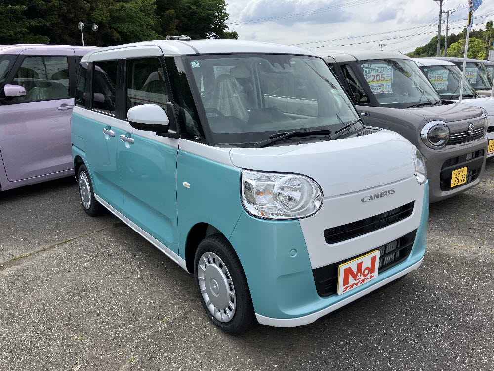 ダイハツ　ムーヴキャンバス　ストライプスX ODレス2枚目