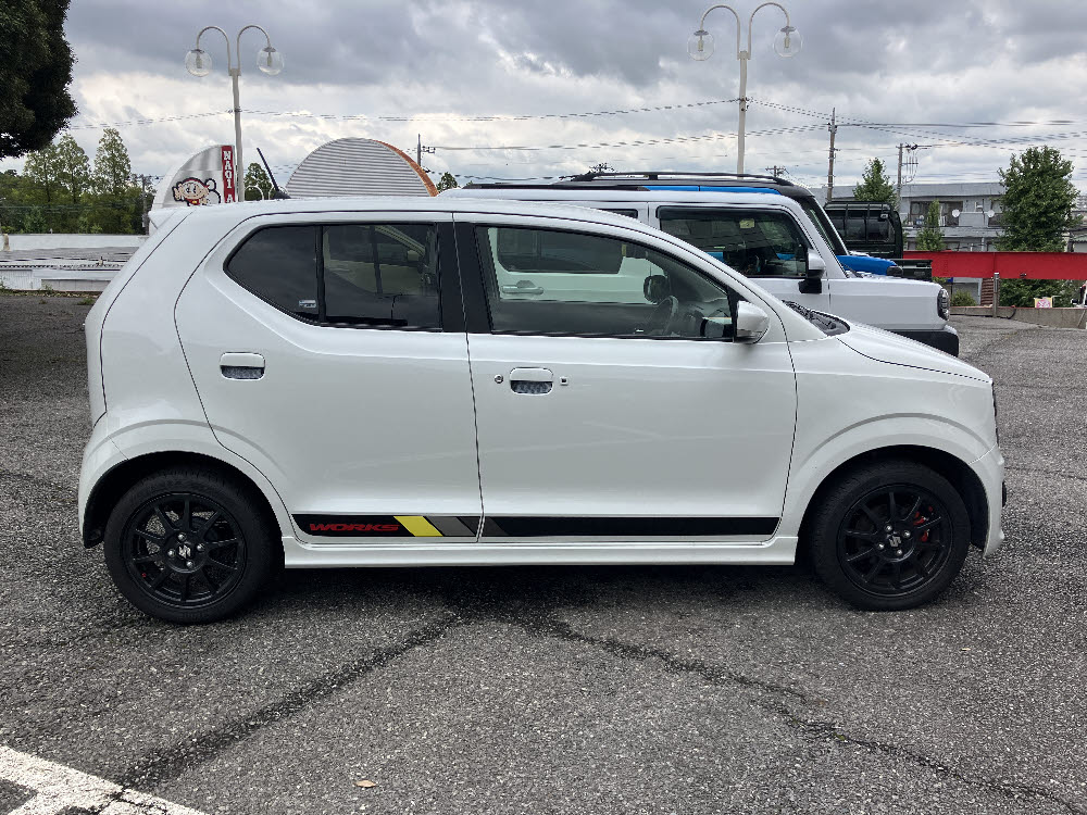 スズキ　アルトワークス　ベ-スグレ-ド　HKSマフラ-3枚目