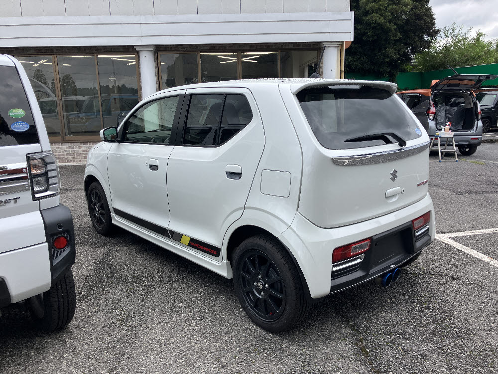 スズキ　アルトワークス　ベ-スグレ-ド　HKSマフラ-5枚目