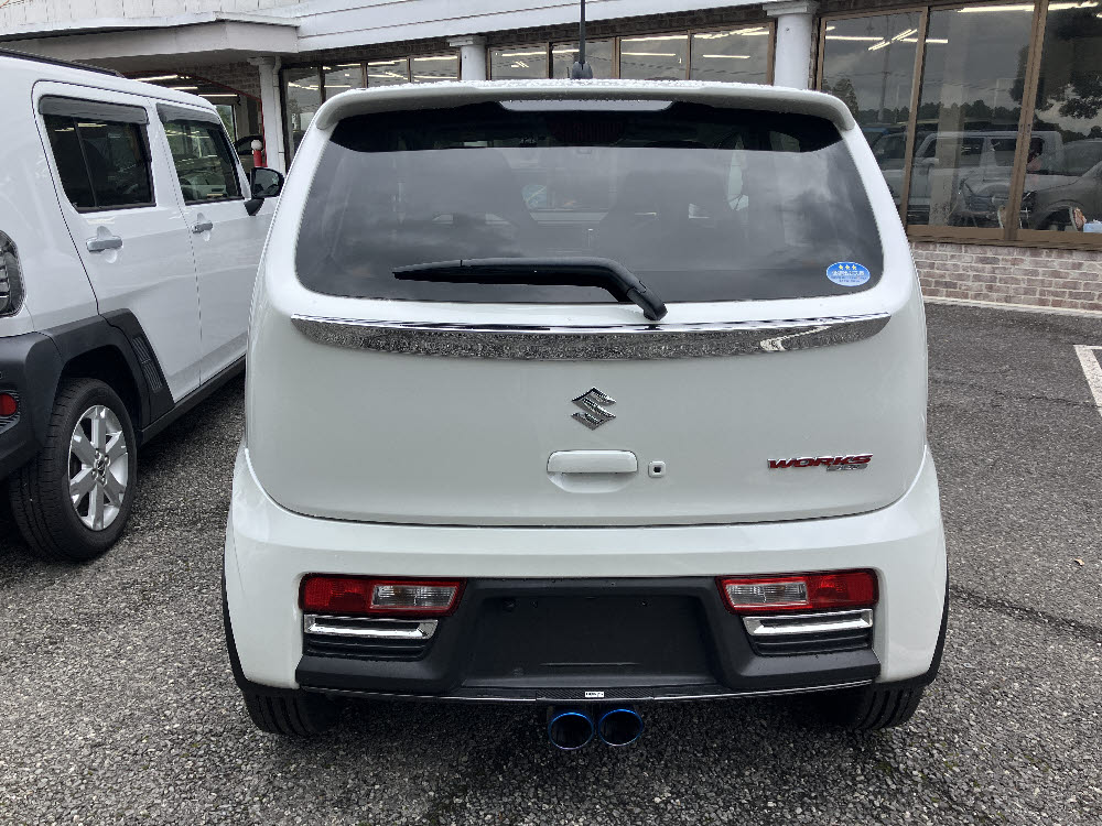 スズキ　アルトワークス　ベ-スグレ-ド　HKSマフラ-6枚目