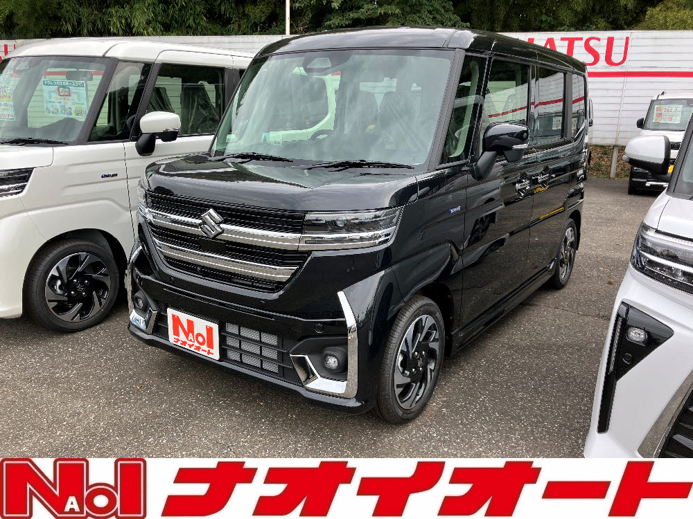 スペーシアカスタム　HYBRID　XS　2WD　9ナビ付