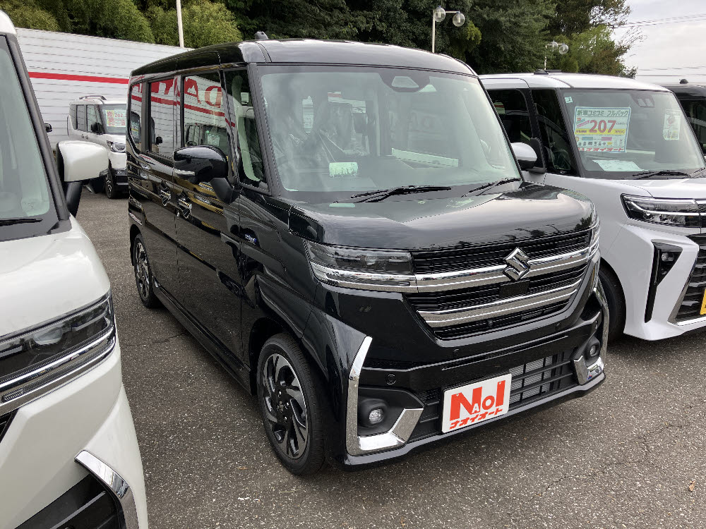 スズキ　スペーシアカスタム　HYBRID　XS　2WD　9ナビ付2枚目