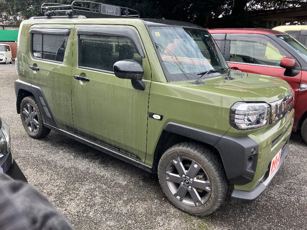 ダイハツ　タフト　Gタ-ボ　ダーククロムベンチャ-1枚目