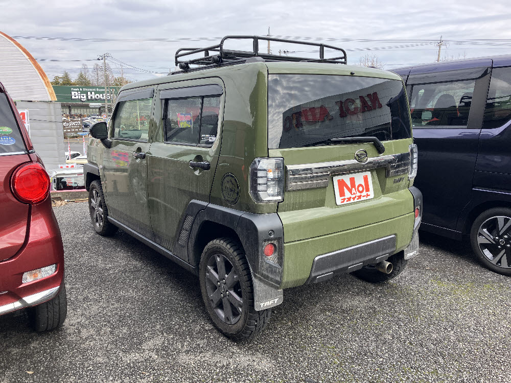 ダイハツ　タフト　Gタ-ボ　ダーククロムベンチャ-2枚目