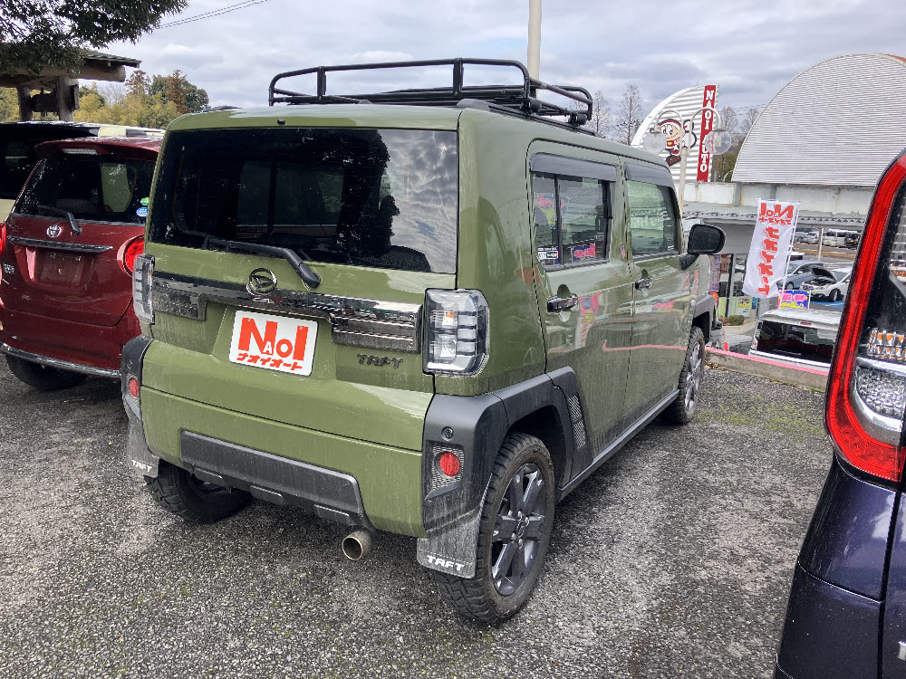 ダイハツ　タフト　Gタ-ボ　ダーククロムベンチャ-4枚目