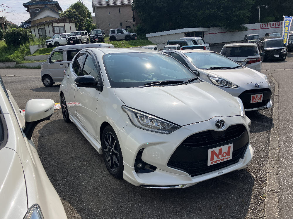 トヨタ　ヤリス　Z　6MT　モデリスタエアロ　KYBダウンサス2枚目