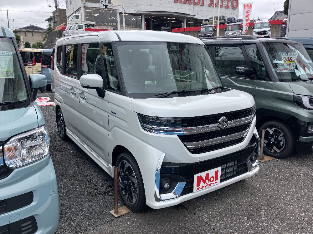 スズキ スペーシアカスタム HYBRID XS ODレス2枚目