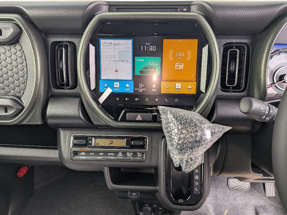 スズキ　ハスラー タフワイルド 2WD ナビ付15枚目
