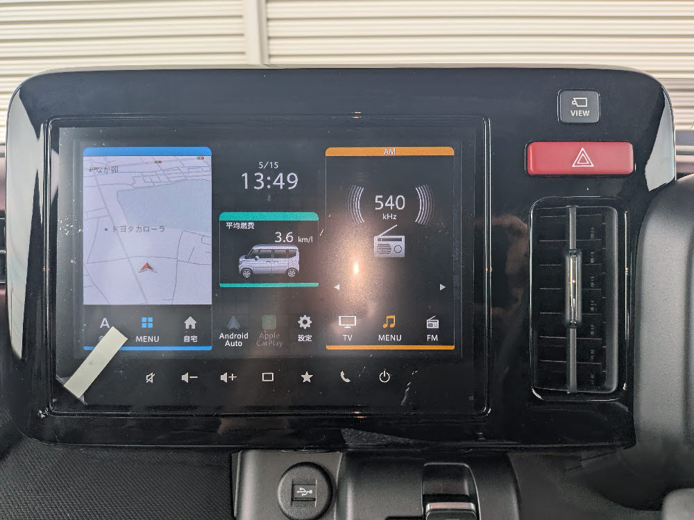 スズキ　スペーシアカスタム　XS　2WD　ナビ付15枚目