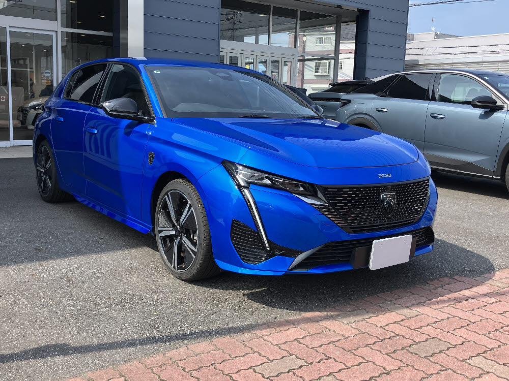 308 GT PHV ヴァーディゴブルー <試乗車>2枚目