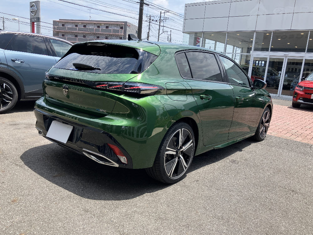 308 GT PHV オリビングリーン4枚目