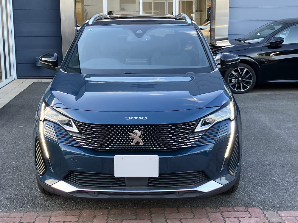 　3008 GT HYBRID4 PHV　セレベスブルー1枚目