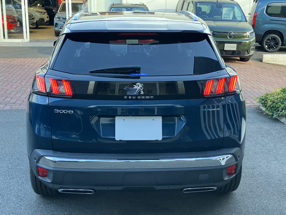 　3008 GT HYBRID4 PHV　セレベスブルー5枚目