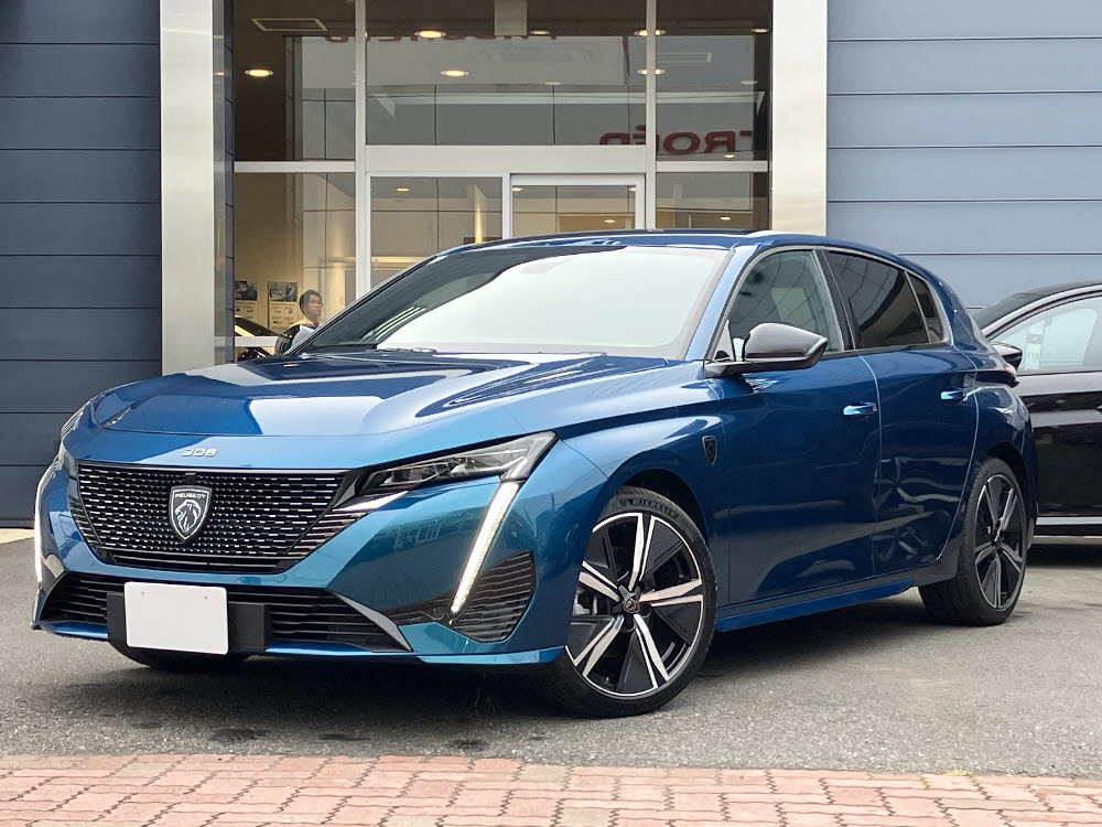 308 GT MHEV オブセッションブルー