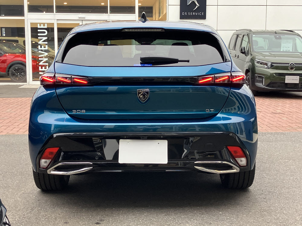 308 GT MHEV オブセッションブルー5枚目