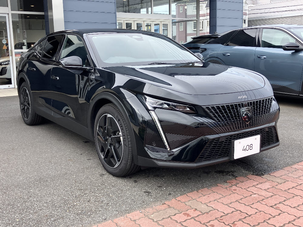 408 GT MHEV ペルラネラブラック<試乗車2枚目