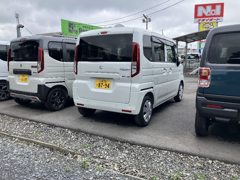 スズキ　スペーシア　HYBRID X 社外8インチナビ2枚目