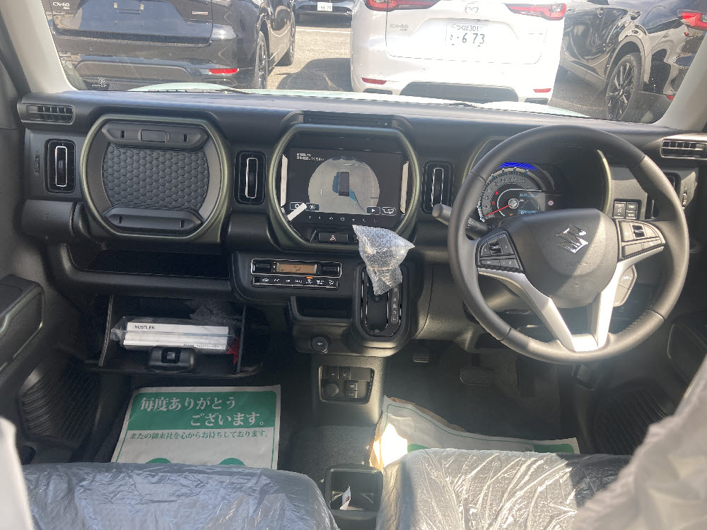 スズキ　ハスラー　タフワイルド　全方位ナビ付12枚目