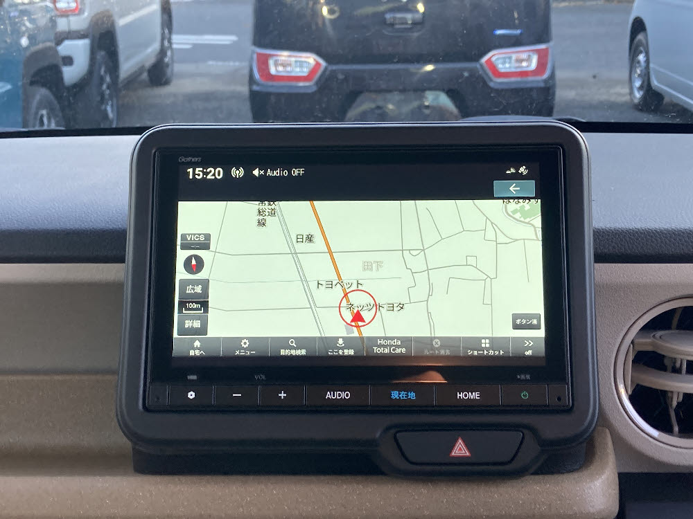 ホンダ　Ｎ ＢＯＸ　8インチナビ(VXM-245ZFEi)18枚目