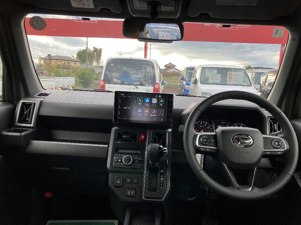 ダイハツ　タフト　Gクロムベンチャー　9インチDO付き11枚目