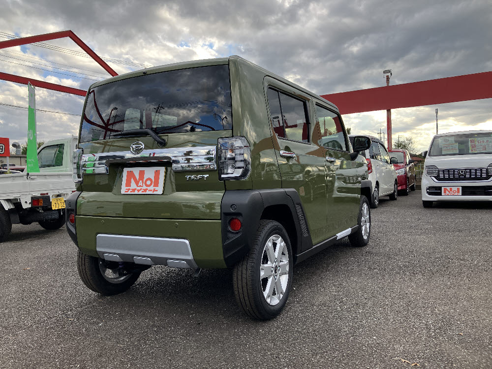 ダイハツ　タフト　Gクロムベンチャー　9インチDO付き4枚目