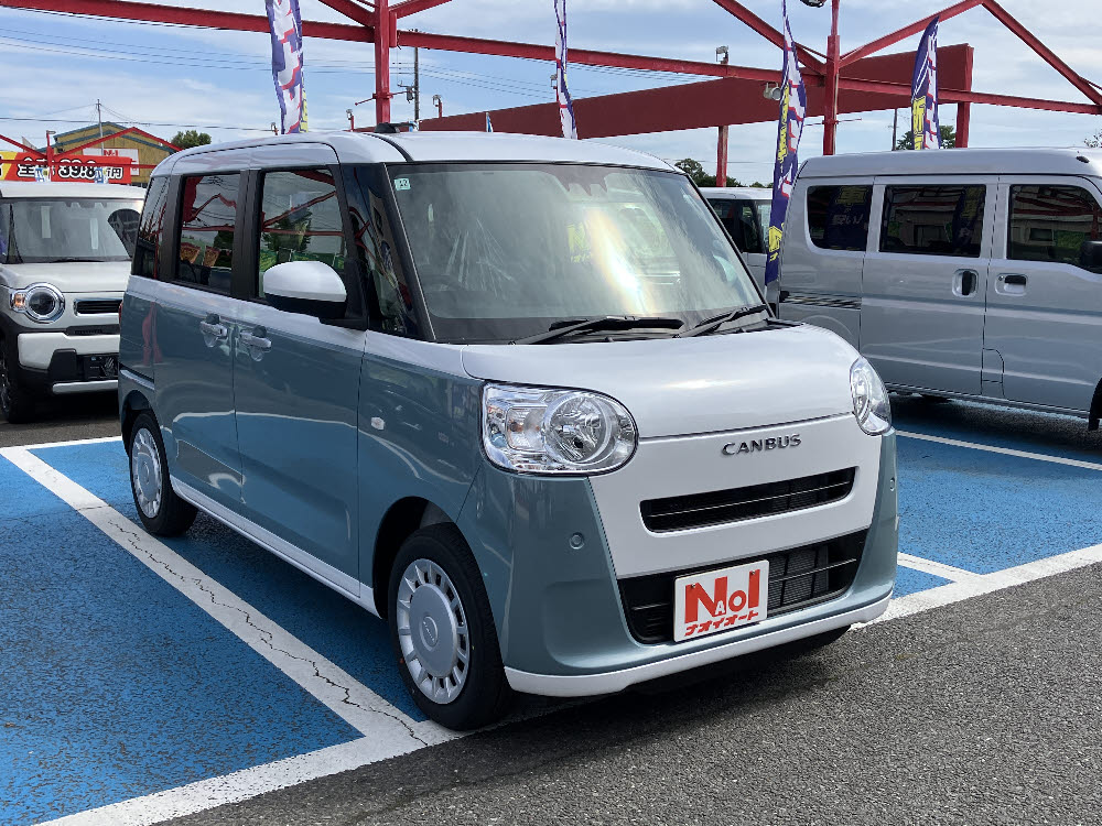 ダイハツ　販売不可ムーヴキャンバス　ストライプスX　UPG　ODレス2枚目
