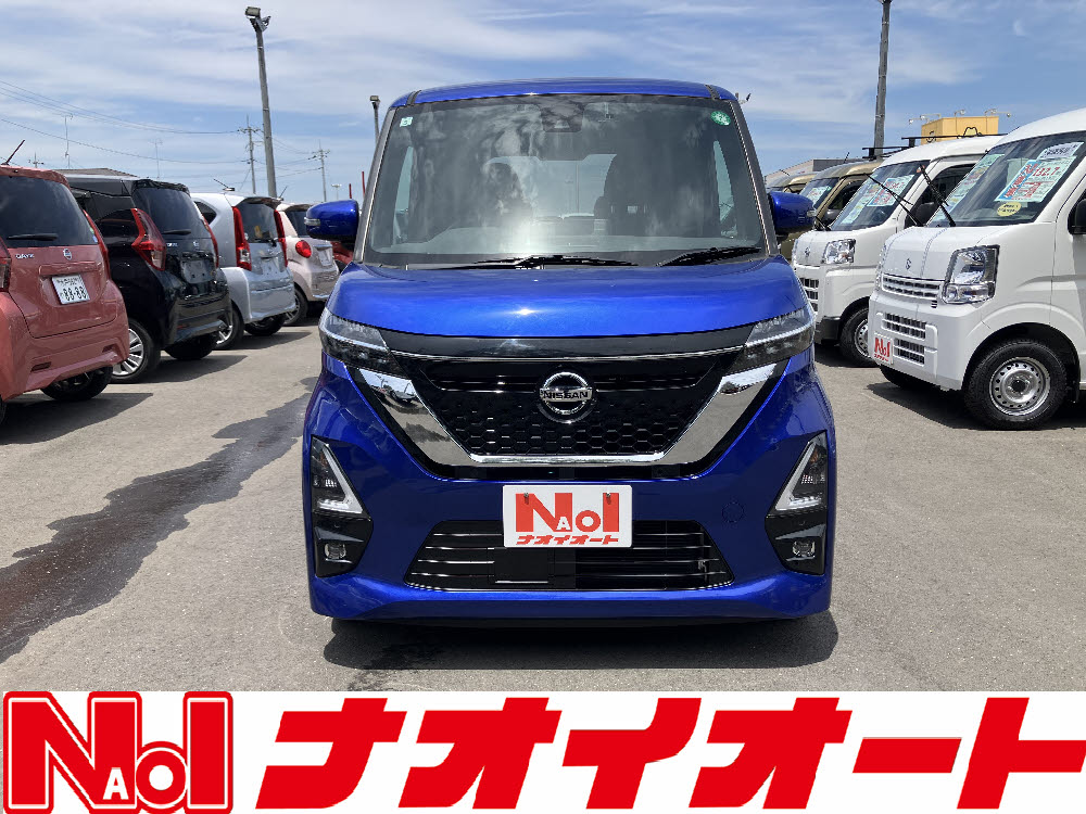 ニッサン　ルークス　ハイウェイスターX（純正9インチナビ）1枚目